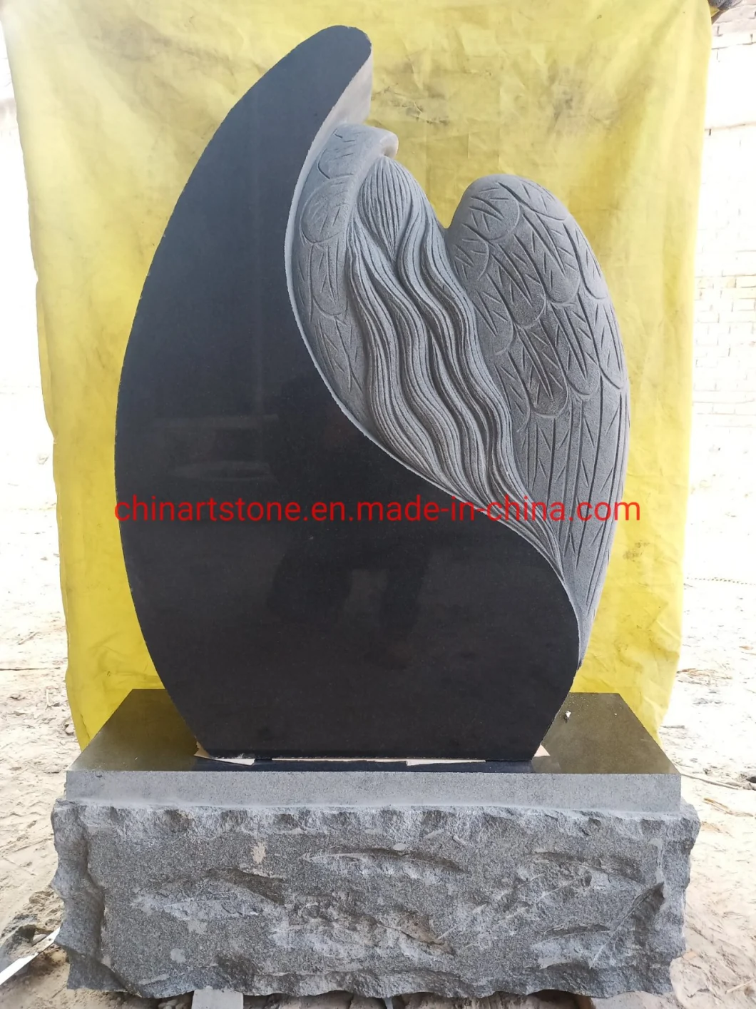 Simple Granite Tombstone for Europe and USA Market