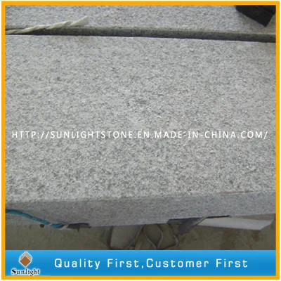 Escada de pavimentação de pedra de granito cinza inflamada G603 para área externa