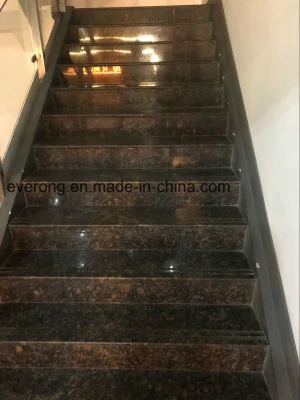 Escadas de granito marrom Báltico polido para pisos